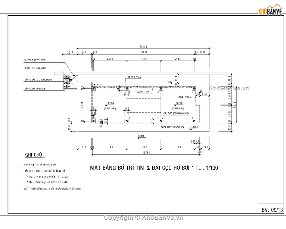 Bản vẽ autocad hồ bơi,Bản vẽ Bể bơi,Thi cong ho boi,Xay dung ho boi