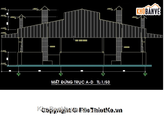 nhà chế biến thịt heo,kiến trúc nhà chết biến thịt heo,bản vẽ nhà chế biến thịt heo,cad nhà chế biến thịt heo