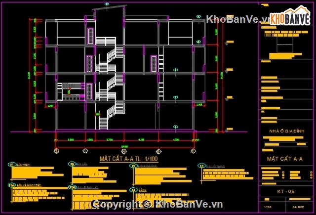 Nhà phố 4 tầng 4x17m,Bản vẽ kiến trúc Nhà 4 tầng,bản vẽ nhà phố 4 tầng,thiết kế nhà 4 tầng