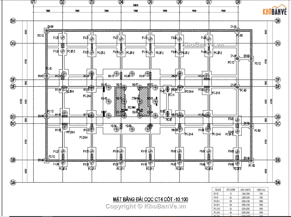 nhà ở xã hội,bản vẽ thiết kế nhà ở xã hội,kết cấu móng nhà ở xã hội,bản vẽ kết cấu nhà ở xã hội