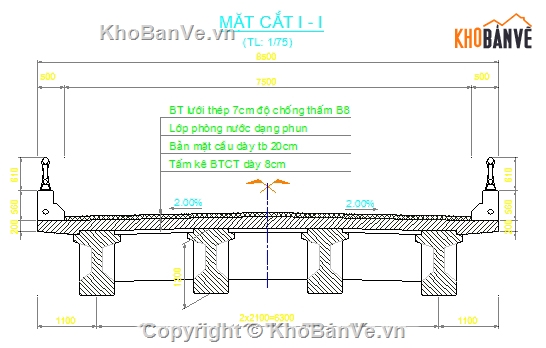 bản vẽ dầm I,dầm i 20m,kết cấu nhịp cầu,dầm I BTCT,bản vẽ cầm dầm I L=20m,bản vẽ kết cấu dầm I