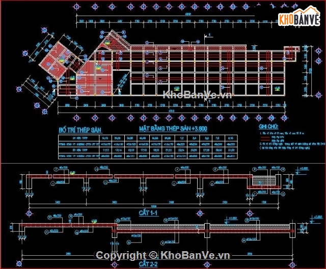 sàn 3 tầng,kết cấu trường học 3 tầng,bản vẽ kết cấu trường THCS,thiết kế trường học 3 tầng