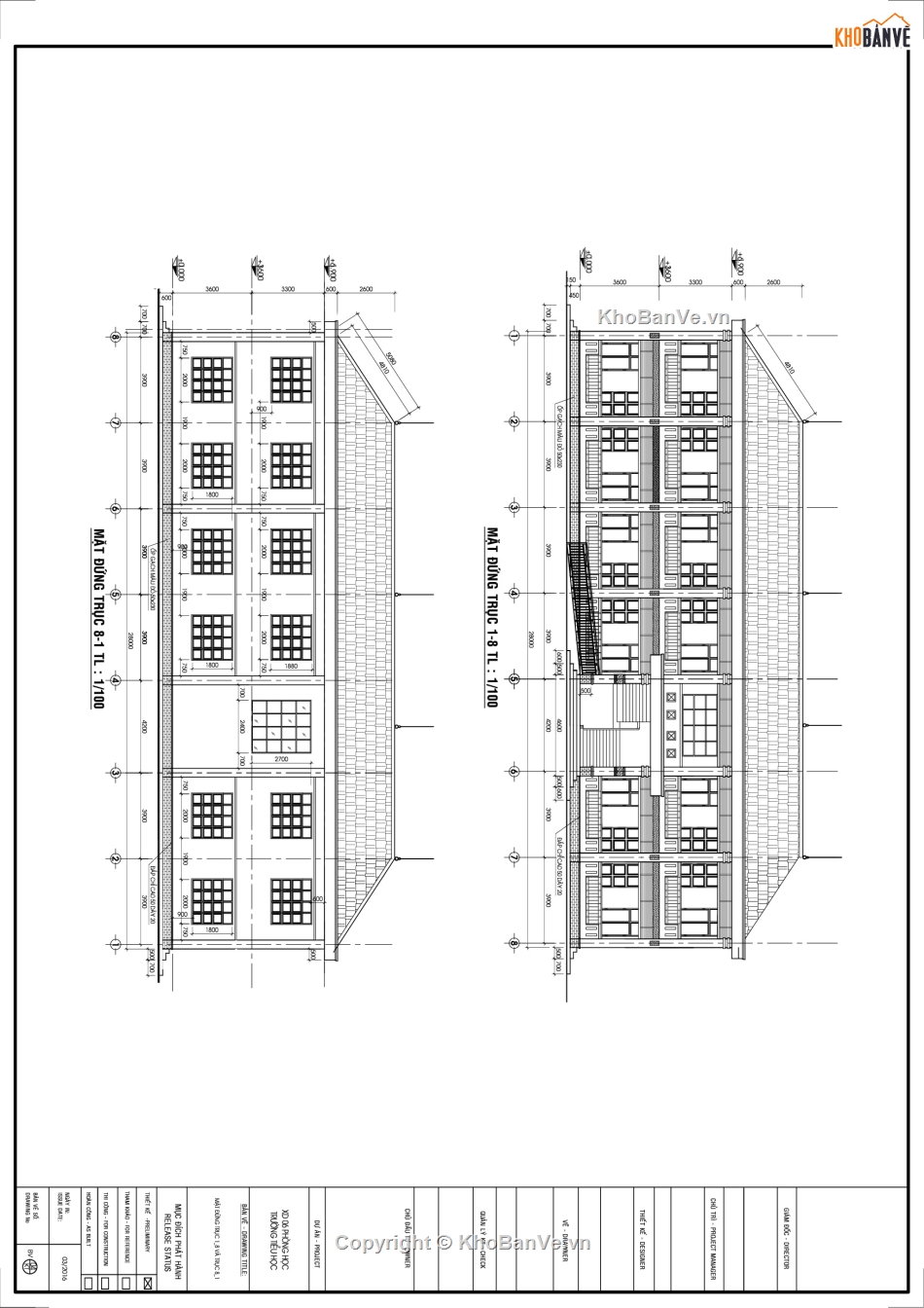 phòng học,khối phòng học,trường tiểu học 6 phòng,phòng học lầu,khối phòng học trường tiểu học,Bản vẽ