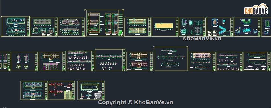 phòng học,Bản vẽ,khối phòng học,khối phòng học lầu,phòng học trường tiểu học,khối phòng học trường tiểu học