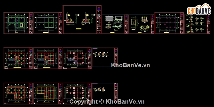 kết cấu biệt thự 2 tầng 8.1x12.4m,biệt thự 2 tầng,kiến trúc kết cấu biệt thự 2 tầng,bản vẽ biệt thự 2 tầng phối cảnh su