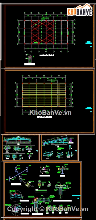 Bản vẽ trường học,nhà đa năng,nhà đa năng trường tiểu học KT: 12.6x23m,kiến trúc nhà đa năng,kết cấu nhà đa năng