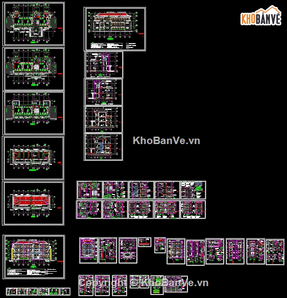 Bản vẽ trường học,kết cấu kiến trúc,kết cấu trường tiểu học,kiến trúc trường học,Bản vẽ