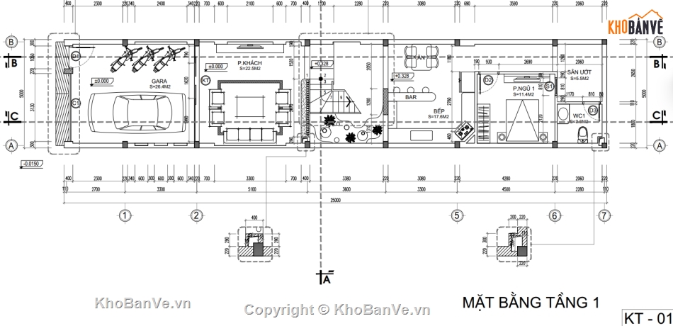 Bản vẽ nhà phố,nhà phố 4 tầng,kiến trúc nhà phố 4 tầng,4 tầng,bản vẽ nhà phố rộng 5m,nhà phố