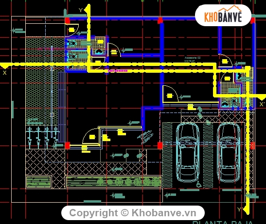 kiến trúc nhà hàng,File cad,cad nhà hàng,bản vẽ kiến trúc cửa hàng