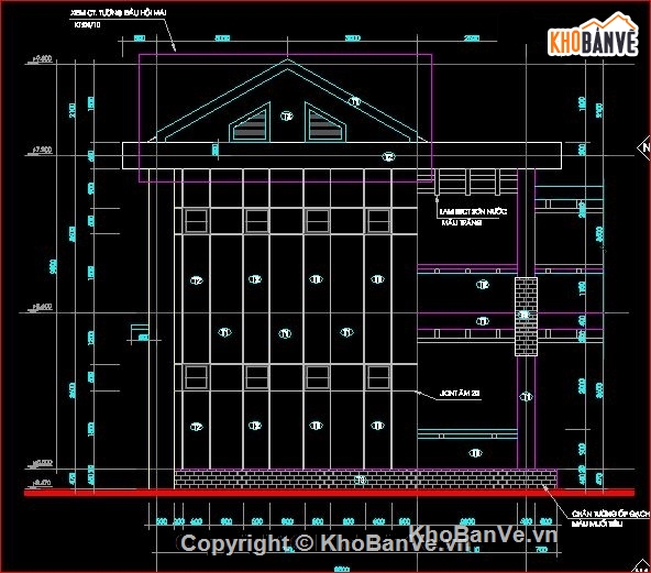 thiết kế trường học,bản vẽ trường học Trương Vương,mẫu trường học đẹp,thiết kế trường THCS,bản vẽ trường THCS