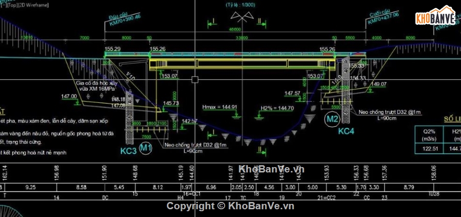 cầu dầm T,Hồ sơ cầu dầm T,bản vẽ cầu