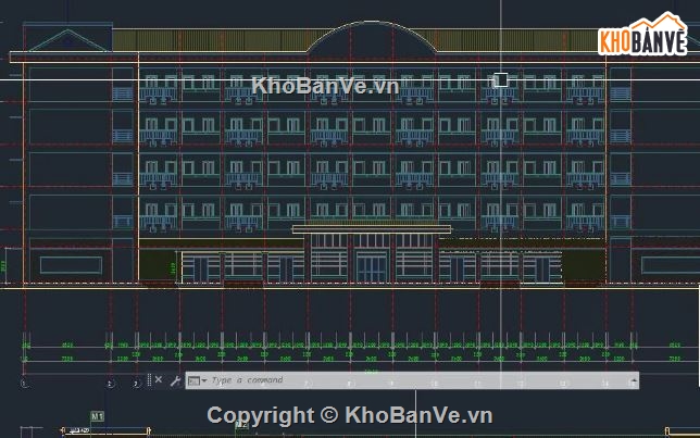 ký túc xá 5 tầng,ký túc xá,file cad ký túc xá,ký túc xá 5 tầng file cad