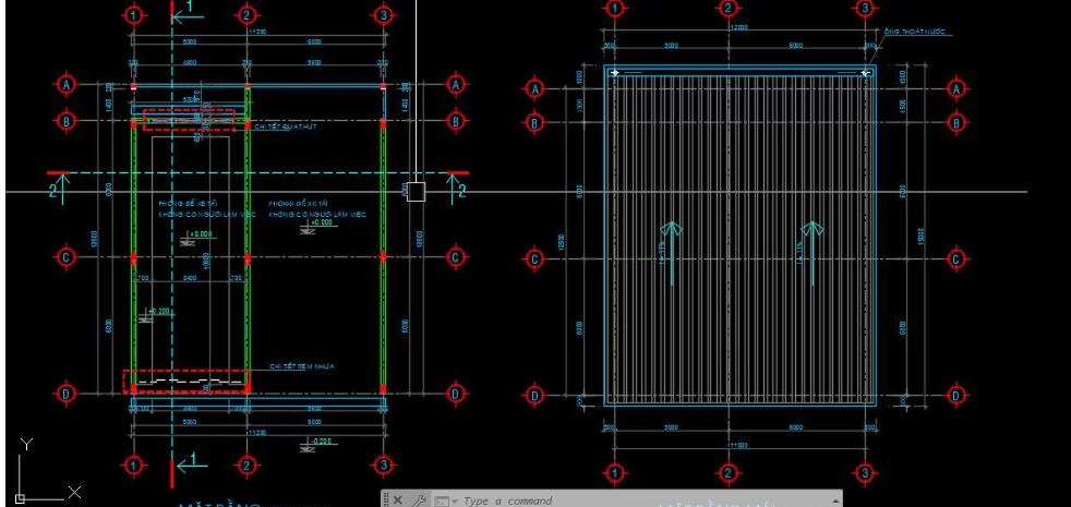 Bản vẽ xe tải,Bản vẽ nhà xe,Bản vẽ nhà để xe máy