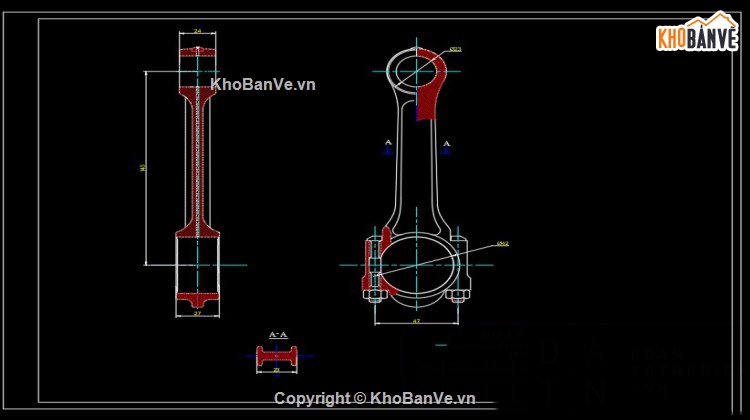 Bản vẽ động cơ,động cơ đốt,đồ án động cơ đốt