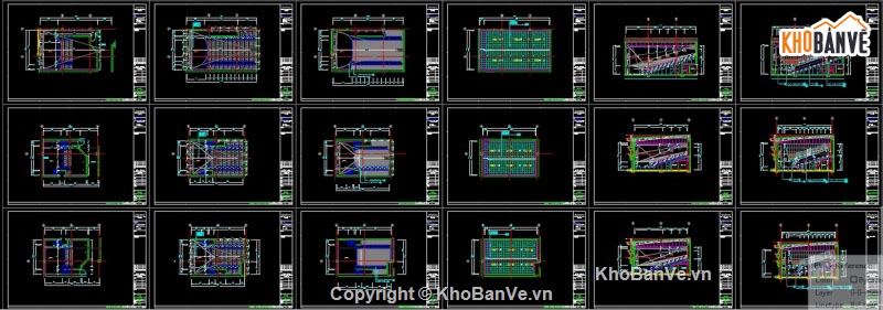 Cinema,rạp chiếu phim,cad rạp chiếu phim