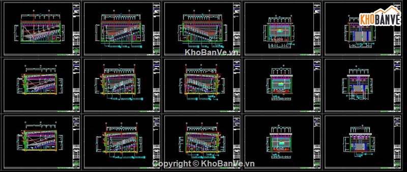 Cinema,rạp chiếu phim,cad rạp chiếu phim