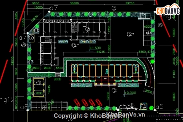 trạm thu phí,File Auto cad,bản vẽ trạm thu phí,thiết kế trạm thu phí,mẫu trạm thu phí,bản vẽ trạm thu phí quốc lộ 1A