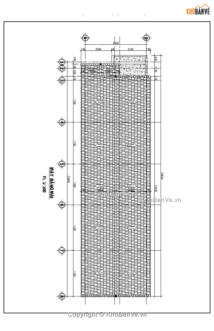 nhà 1 tầng,kiến trúc nhà phố,bản vẽ nhà phố,nhà 1 tầng mái ngói