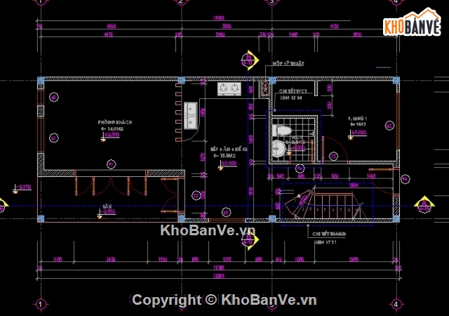 nhà 2.5 tầng,bản vẽ nhà 2.5 tầng,kiến trúc nhà 2.5 tầng đẹp