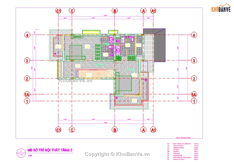 biệt thự 3 tầng,Biệt thự 3 tầng cad,bản vẽ biệt thự 3 tầng