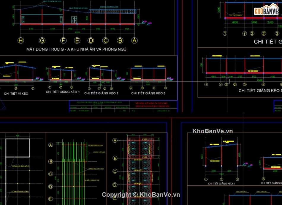 lán trại file cad,cad lán trại,lán trại fle cad