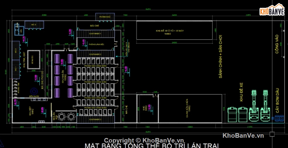 lán trại file cad,cad lán trại,lán trại fle cad