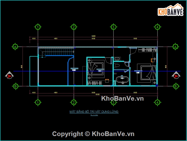 Bản vẽ nhà gác lửng đẹp,Bản vẽ nhà gác lửng 5x15,Bản vẽ nhà gác lửng hiện đại