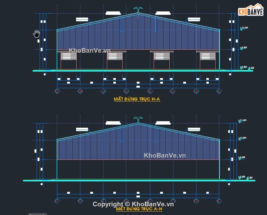 bản vẽ nhà xưởng,bản vẽ kết cấu,kiến trúc nhà xưởng