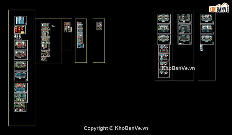 thiết kế file cad trường học mầm non,vẽ trường học mầm non 3 tầng,autocad bản vẽ trường mầm non,trường học 8 phòng file cad