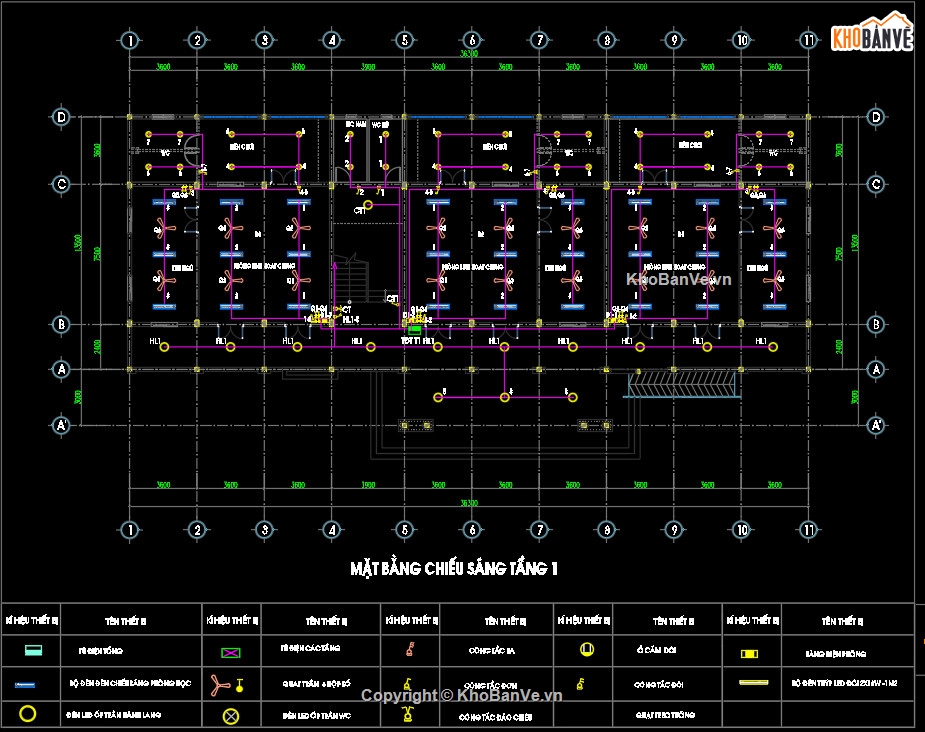 thiết kế file cad trường học mầm non,vẽ trường học mầm non 3 tầng,autocad bản vẽ trường mầm non,trường học 8 phòng file cad