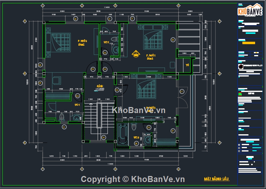 Biệt thự mái thái 2 tầng đẹp,2 tầng mái thái,Bản vẽ biệt thự mái thái