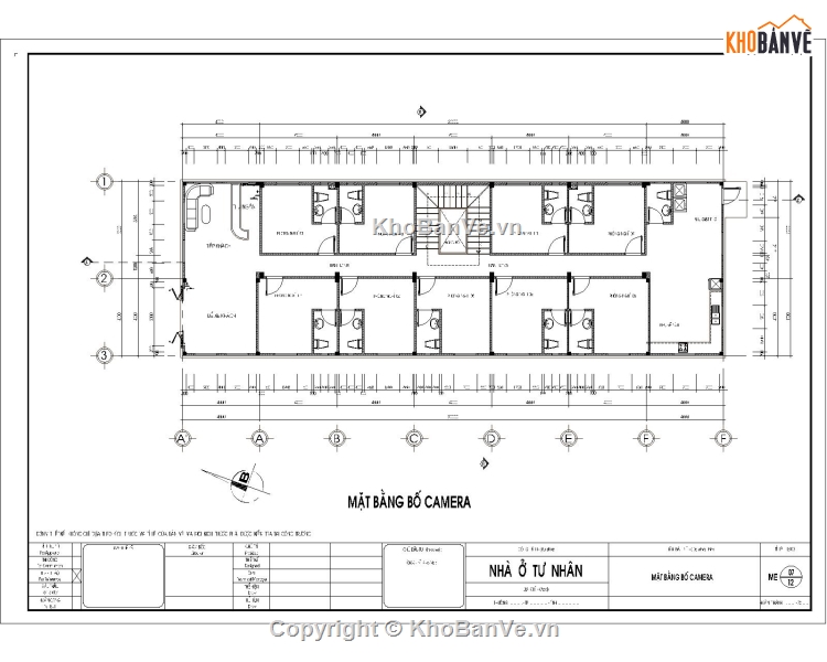 Bản vẽ nhà nghỉ 4 tầng 9x20m FULL (kiến trúc+ kết cấu+điện nước+ ...
