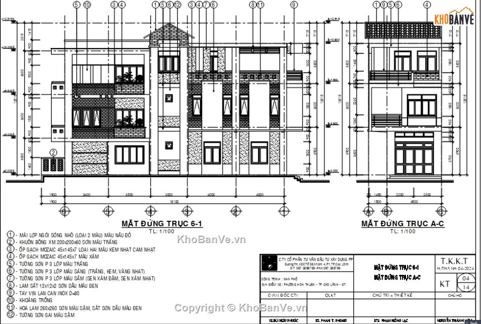 Bản vẽ nhà 3 tầng,nhà nhố 3 tầng,Bản vẽ nhà phố 3 tầng đẹp