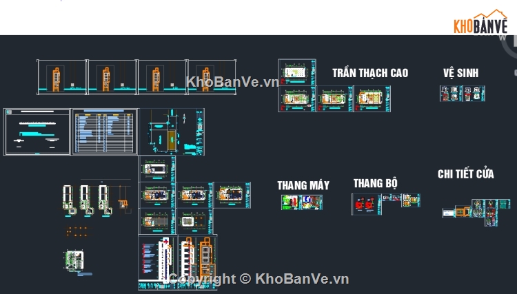 Nhà ở dân dụng 6 tầng,nhà 6 tầng 3.97x10.1m,bản vẽ nhà 6 tầng