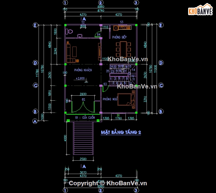 Nhà ở 3 tầng,bản vẽ nhà phố 3 tầng,kiến trúc nhà phố 3 tầng