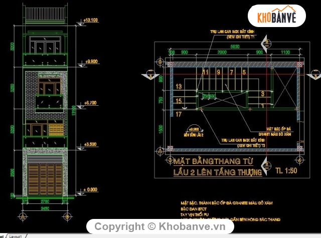 Bản vẽ nhà phố,Nhà phố 4 tầng,mẫu nhà phố đẹp,thiết kế nhà phố,thiết kế nhà phố KT 3.4x25m