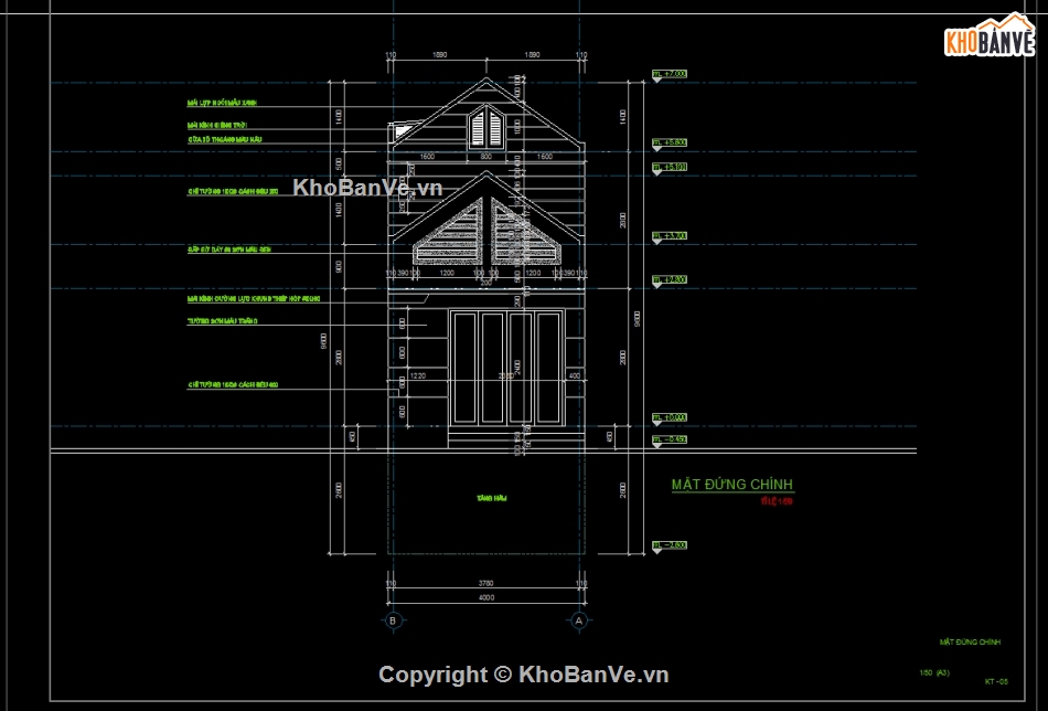 Bản vẽ nhà phố,cad nhà phố,nhà 1 tầng