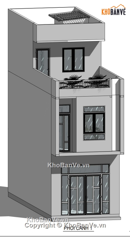 Bản vẽ nhà phố,kết cấu nhà phố,2 tầng,2 tầng 1 tum