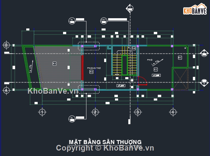 Bản vẽ nhà phố,nhà phố 4 tầng 4.5x15m,Bản vẽ nhà phố 2 tầng đẹp