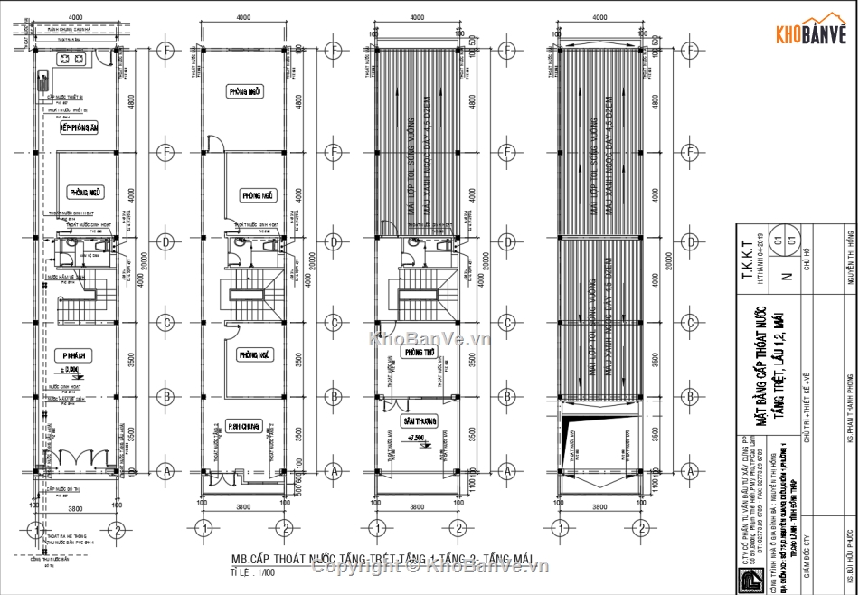 nhà phố 3 tầng,Bản vẽ nhà phố,Bản vẽ nhà 3 tầng