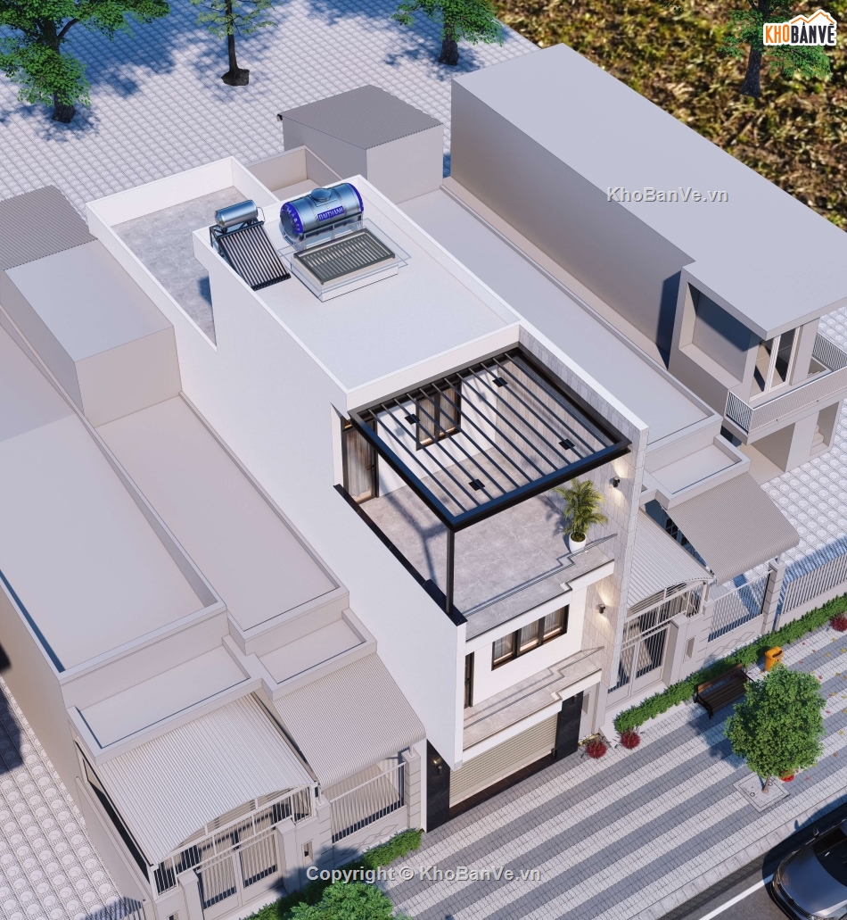 nhà phố 3 tầng,nhà 3 tầng,Bản vẽ nhà phố,cad nhà phố 3 tầng,bản vẽ nhà phố 3 tầng