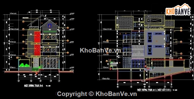 điện nước biệt thự,biệt thự 4 tầng,thiết kế nhà 3 tầng 1 hầm,bản vẽ nhà 3 tầng