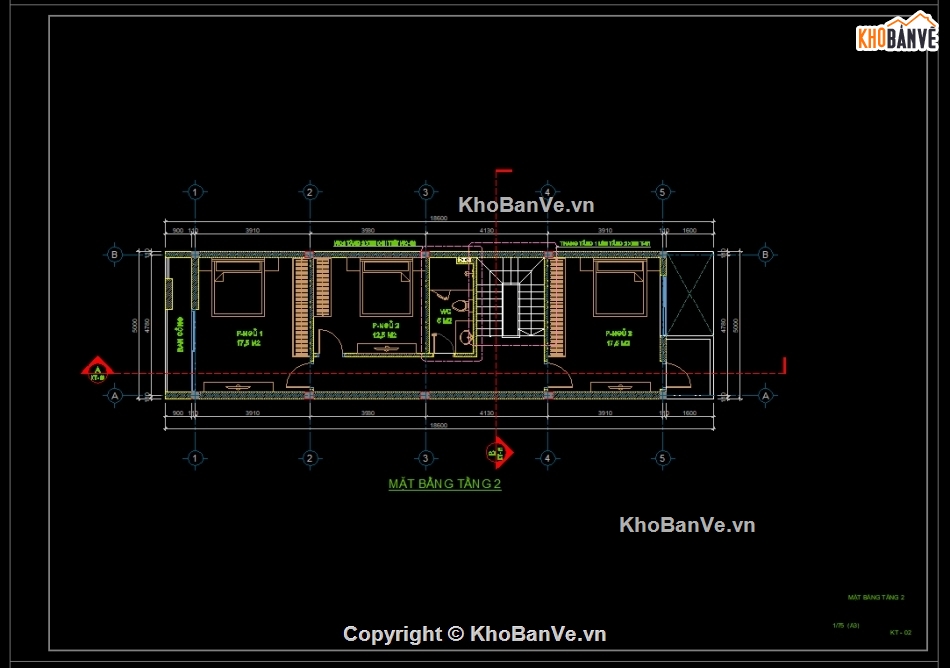 Bản vẽ kiến trúc nhà phố 3 tầng,nhà 3 tầng,kết cấu nhà phố