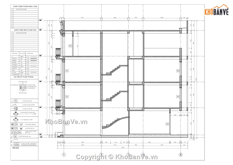 Bản vẽ nhà phố 4 tầng,nhà phố 4 tầng 3.02x14.91m,nhà phố 4 tầng,kiến trúc nhà phố 4 tầng