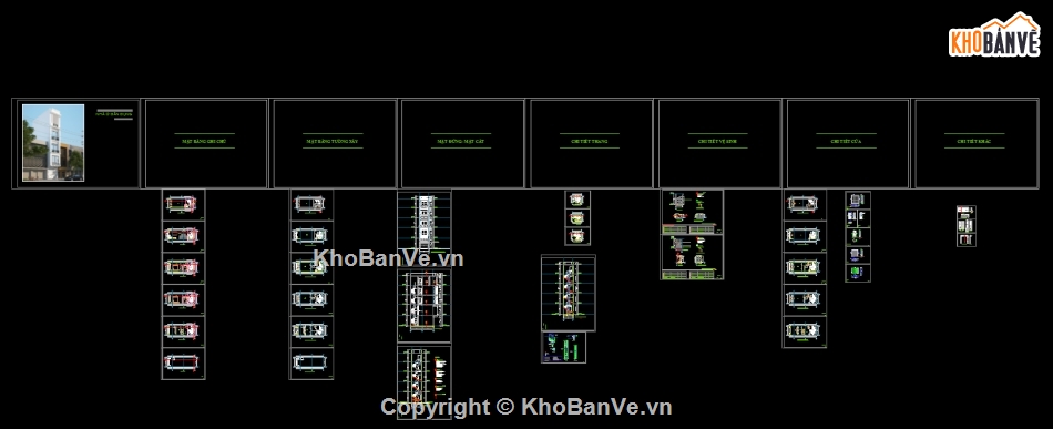 bản vẽ nhà phố 5 tầng,kiến trúc 5 tầng,5 tầng