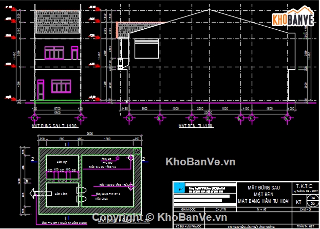 nhà phố mái thái đẹp,Bản vẽ nhà phố,Bản vẽ nhà phố 2 tầng