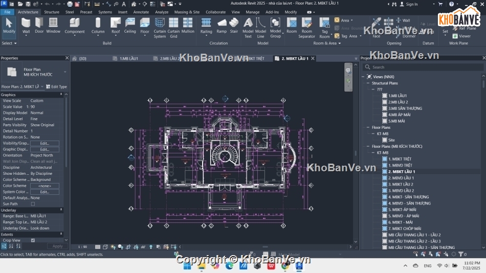 tâ cổ điển,Bản vẽ kiến trúc Nhà,bản vẽ nhà,bản vẽ nhà revit,tân cổ điển revit,nhà tân cổ revit