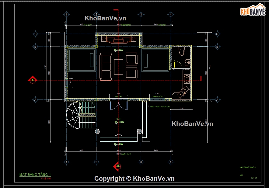 bản vẽ nhà thờ họ,nhà từ đường file cad,nhà thờ họ 2 tầng