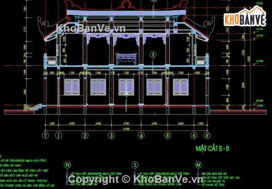 nhà thờ họ,file cad nhà thờ họ,cad nhà thờ họ