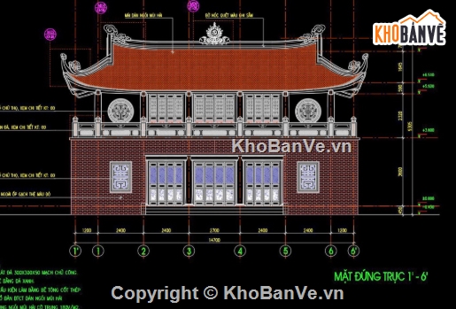 nhà thờ họ,file cad nhà thờ họ,cad nhà thờ họ